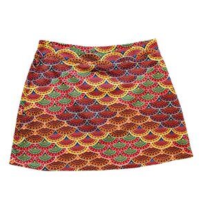 Mar Chiquita Medium Multicolor Mandala A-Line Lightweight Skirt
